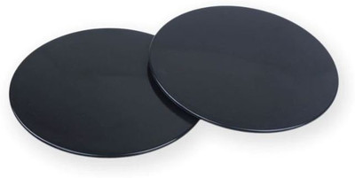 

NIRVA 2pcs Gliding Discs Core Sliders Double-sided Sliding Discs for Core Fitness, Gym Ab Exerciser(Black)