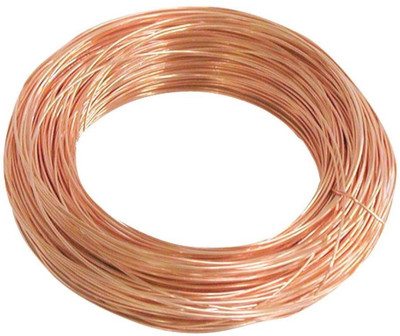 

ART IFACT 10 Meters Copper Wire - 22 SWG (0.711 mm Diameter) - Dead soft - 99.9% Pure Copper Wire - Without Enameled - DIY Artistic