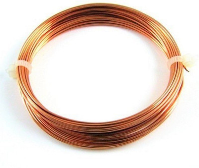 

Art Ifact 10 Meters Copper Wire - 19 SWG (1.016 mm Diameter) - Dead soft - 99.9% Pure Copper Wire - Without Enameled - DIY Jewellery & Artistic
