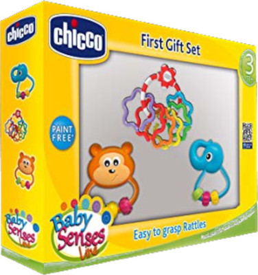 

Chicco First Gift Set (Rattles) 0m+(Yellow)