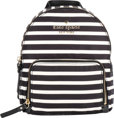 

Kate Spade PXRU8774 5 inch Medium Backpack(Black, White), Blk/clcrm