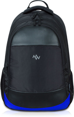 

Pazzo Scrambler 30 Laptop Backpack(Black, Blue)
