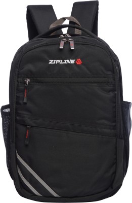 

ZIPLINE ZIPLINE-6011-Black-Backpack 38 L Laptop Backpack(Black)