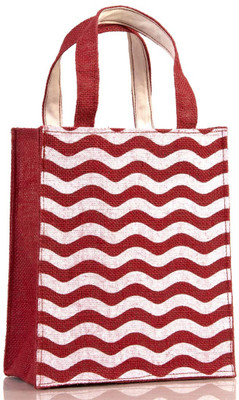 

H&B Jute Bag | Gift Bag | Tote Bag | Shopping Bag | Waterproof Multipurpose Bag(Maroon, 10 L)