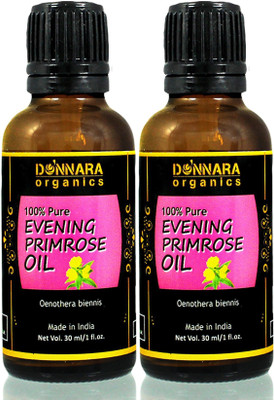 

Donnara Organics 100% Pure Evening Primrose oil- Natural & Undiluted Combo pack of 2 bottles of 30 ml(60 ml)(60 ml)