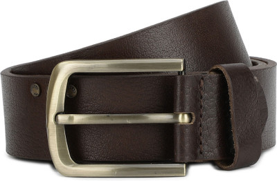 

Spykar Men Brown Genuine Leather Belt
