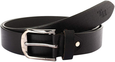 

TannedHides Men Black Genuine Leather Belt