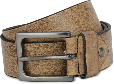

Spykar Men Brown Genuine Leather Belt, Tan