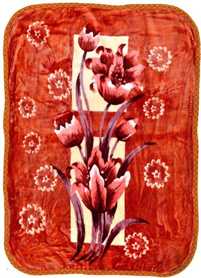 

stockhawkers Floral  Mink Blanket(Polyester, Multicolor