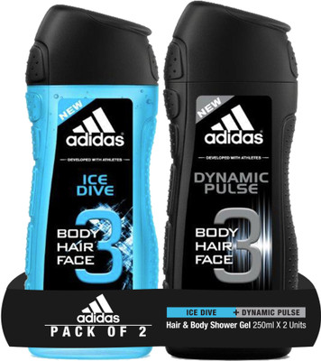 

ADIDAS Dynamic Pulse & Ice Dive(500 ml, Pack of 2)
