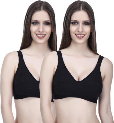 Viral Girl Women Sports Non Padded Bra(Black)