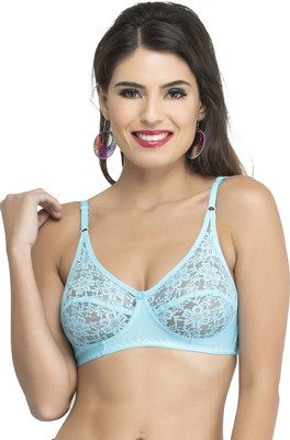 Docare Women Full Coverage Non Padded Bra(Blue)