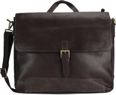 

Hidesign WASHINGTON 02-SOHO CAMEL-BROWN Medium Briefcase - For Men(Brown)