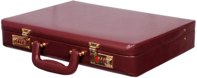 

Hard Craft BCHC002MR Medium Briefcase - For Men & Women(Maroon)