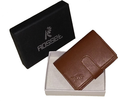 

Rosset 15 Card Holder(Set of 1, Brown)