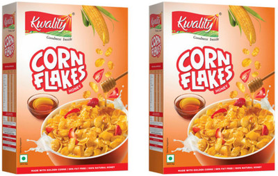

Kwality Corn Flakes Honey(500 g, Box, Pack of 2)