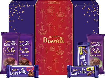 

Cadbury Diwali Digitally Powered Assorted Chocolate Gift Pack, 278 gm Bars(278 g)