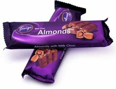 

tango Milk Chocolate Almonds Bars(Pack of 2, 40 g)