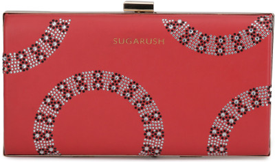 

SUGARUSH Party Red Clutch
