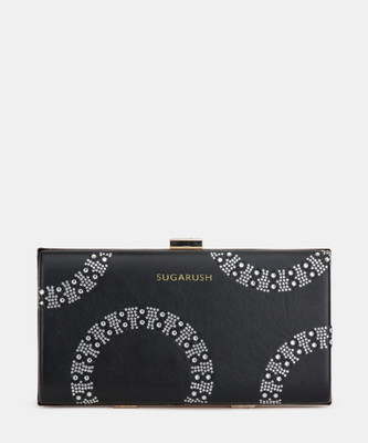 

SUGARUSH Party Black Clutch
