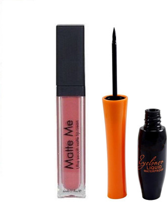 

Vedy New eyeliner with Pink lipstick in Combo(Set of 2)