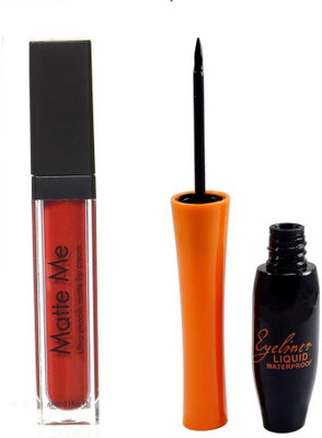 

Vedy latest Combo kit of eyeliner and lipstick for girls(Set of 2)