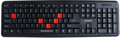 

QHMPL 7403 Wired USB Multi-device Keyboard(Black)