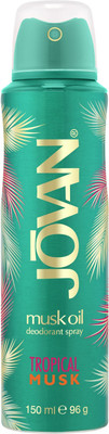

Jovan Tropical Musk Deodorant Body Spray - For Women(150 ml)