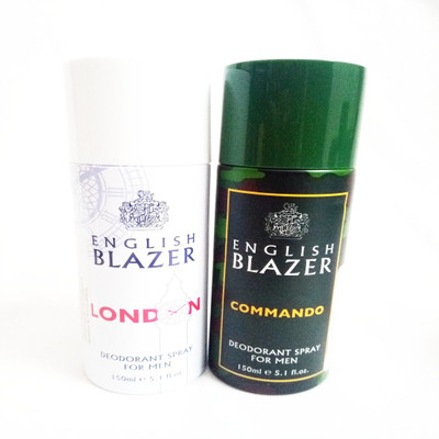 

ENGLISH BLAZER LONDON AND COMMANDO Deodorant Spray - For Men(300 ml, Pack of 2)