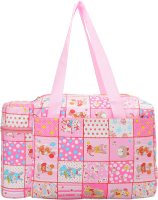 

Indi Bargain Baby Carrier Bag, Travelling Bag, Kids Care Bag, Diaper Bag, Mamas Bag Multipurpose Multipocket Bag(Pink)