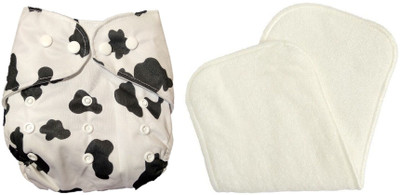

Triple B Reusable New Adjustable All Sizes Baby Washable Cloth Diaper Nappies for Babies,0 to 2 Years + 1 Microfiber insert pad , cloth nappy - L