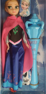 

skyler Party Outfit For Fashionable doll with musical and light stick (Multicolor) Doll(Multicolor)