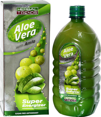 

Herbal Trends Aloe Vera with Amla- Super Energizer - Pure - Both Herbs from Himachal Pradesh 1000 ml