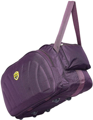 

Hard Craft 15 inch/38 cm (Expandable) Lightweight Waterproof and Roller wheels Travel Duffel Bag(Purple)