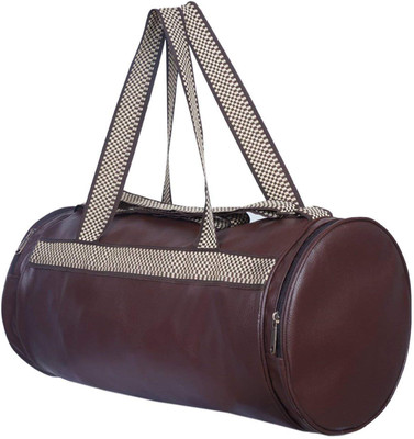 

Skycandle Brown Retro Leather Rite Duffel Bag Gym Bag(Brown)