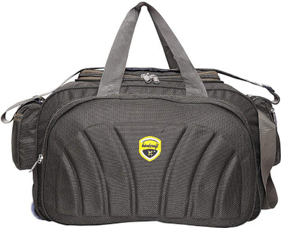

Hard Craft 15 inch/38 cm (Expandable) Waterproof and Roller wheels Travel Duffel Bag(Black)