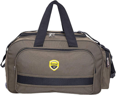 

Hard Craft 15 inch/38 cm (Expandable) Waterproof and Roller wheels Travel Duffel Bag(Grey)