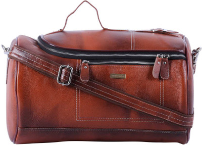 

Brand Leather BL503 Gym Bag(Brown)