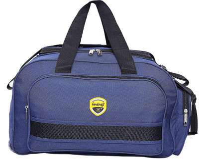 

Hard Craft 12 inch/32 cm (Expandable) Lightweight Waterproof and Roller wheels Travel Duffel Bag(Blue)
