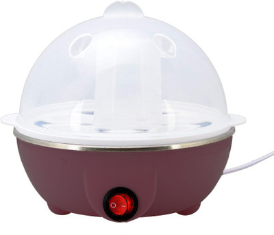

Bruzone Electric Egg Coker Plastic Egg Boiler/Poacher/ Cooker/Heavy Electric Steamer (Multicolour) Egg Cooker(7 Eggs)