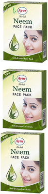 ayur Neem Face pack (pack of 3)(300 g)