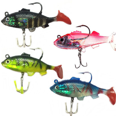 

Always Sporty Soft Bait Silicone Fishing Lure(Pack of 4, Size 8)