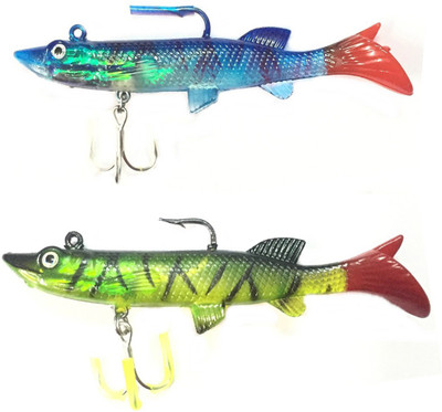 

Always Sporty Soft Bait Silicone Fishing Lure(Pack of 2, Size 10)