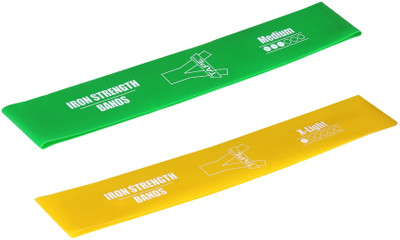 

A-TAPE Exercise Sports Loop Band | Medium & X-Light (Green | Yellow, Pack of 2) Resistance Band(Green, Yellow, Pack of 2)