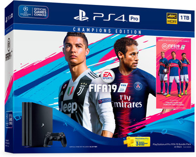 

Sony PlayStation 4 1 TB with FIFA 19(Black)