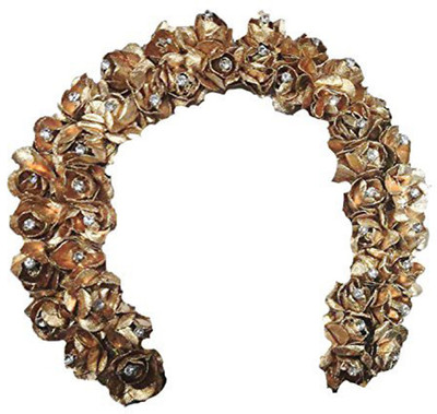 

Bueno Unique Juda Hair Accessory, Flower Hair Gajra For Women And Girls, Gajra For Wedding And Festivals, Gift Item, Pack Of 1 Hair Accessory Set(Gold)