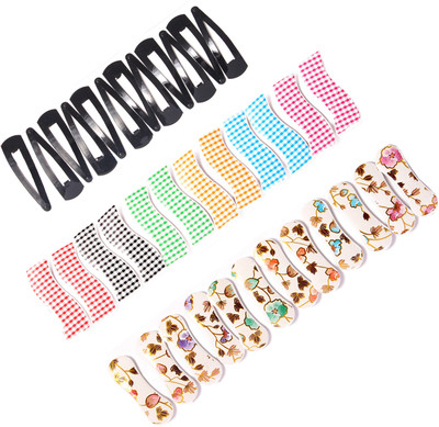 

AANJNEY TIC TAC PRINTED PRINT PIN Tic Tac Clip, Hair Clip, Hair Pin(Multicolor)