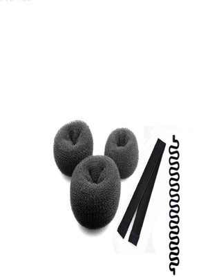 

NERR ™ Styles Hair Accessory Set of 5 l (Black) Hair Accessory Set (Black) Hair Accessory Set (Black) Hair Accessory Set(Black)