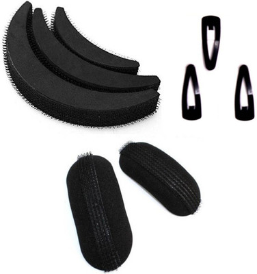 Naari Stylish Puff Hair Accessory Set(Black)