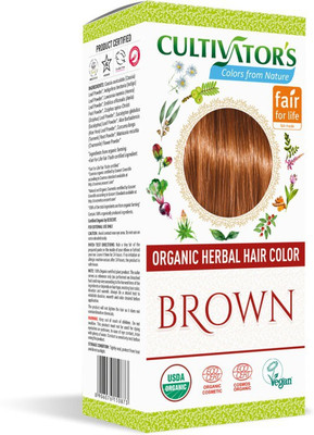 

Cultivator's Organic Herbal Hair Color(Brown)